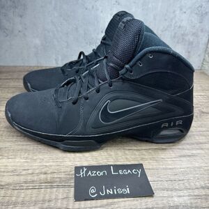 Nike~Men’s~Air Visi Pro 3 Black Basketball Shoes Lace Up Mid Top Size 11.5